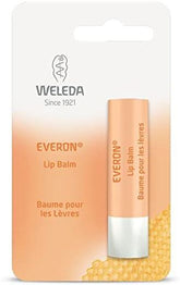 Weleda Everon Lip Balm with Organic Jojoba Oil, Shea Butter, Rose & Beeswax 4.8 gr